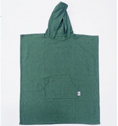 Poncho de plage vert Fouta Tunisia - 1