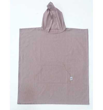 Poncho de plage rose pâle