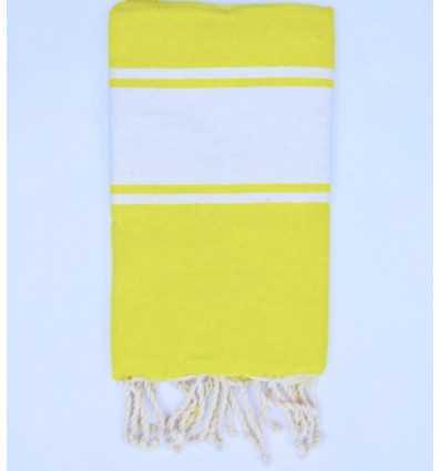 Fouta enfant jaune citon