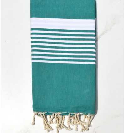 Fouta arthur vert sarcelle