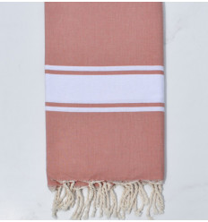 Fouta plate rose balais Fouta Tunisia - 1