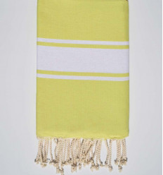 Fouta plate jaune chrome Fouta Tunisia - 1