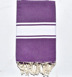 Fouta plate mauve Fouta Tunisia - 1