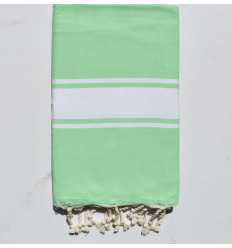 Fouta plate vert jade Fouta Tunisia - 1