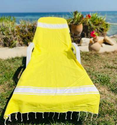 Fouta Plate jaune