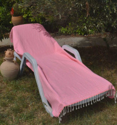 Fouta papillon rose fluo Fouta Tunisia - 3 2