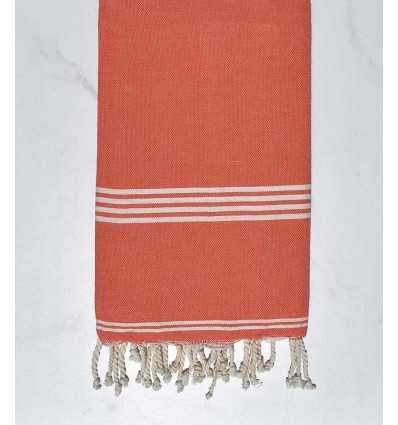 Fouta Mykonos orange Fouta Tunisia - 3