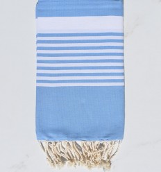 Fouta arthur bleu ciel Fouta Tunisia - 1