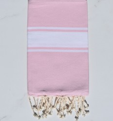 Fouta Plate rose clair Fouta Tunisia - 1