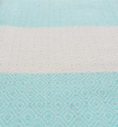 Fouta Diamant vert d'eau Fouta Tunisia - 1 2