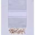 Fouta Plate bleu fumée Fouta Tunisia - 1