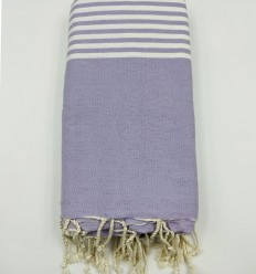 Jeté améthyste clair 2m*3m Fouta Tunisia - 1
