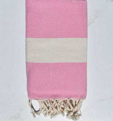 Fouta Diamant rose Fouta Tunisia - 3