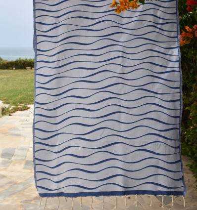 Fouta Hawaï Bleu Fouta Tunisia - 2