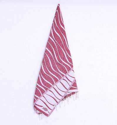 Fouta Hawaï Bordeaux Fouta Tunisia - 3