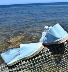 Espadrille Femme Bleu Ciel Crabster - 1 2