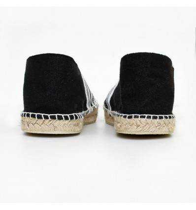Espadrille Homme Noire et Blanche Crabster - 3