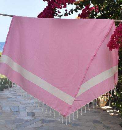 Fouta Diamant rose Fouta Tunisia - 2