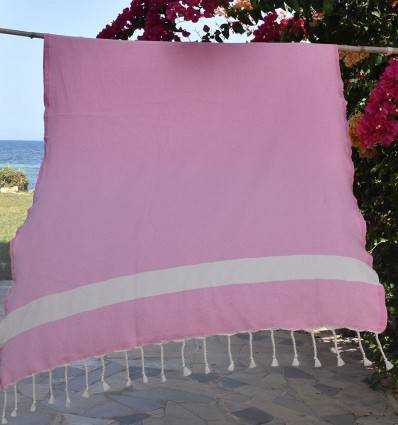 Fouta Diamant rose Fouta Tunisia - 4