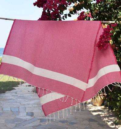 Fouta Diamant fuchsia Fouta Tunisia - 2