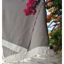 Fouta PIQUE-PIQUE taupe Fouta Tunisia - 4