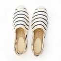 Espadrille Homme Marinière crème Crabster - 2