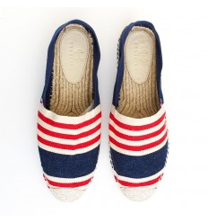 Espadrille Homme bleu avec rayures Crabster - 1 2