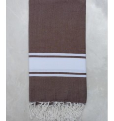 JETé marron bande blanche 