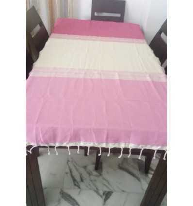 FOUTA Lurex nid d'abeille 3 couleurs 