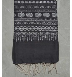 Fouta khomsa taupe 1.35m*2.3m 