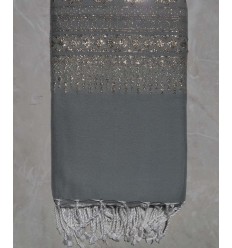 Fouta khomsa vert pale 1.45m*2.4m 