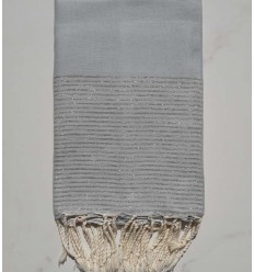 FOUTA Lurex plate opaline 