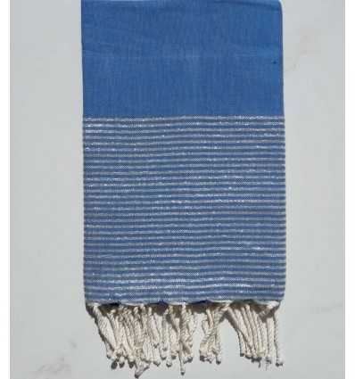 Fouta Lurex Bleu électrique