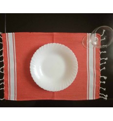 Mini fouta plate rouge 
