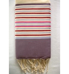 Fouta Plate ziwane violet 
