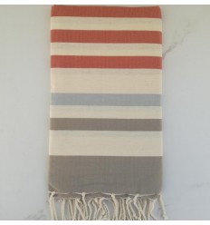 Fouta 4 couleurs 
