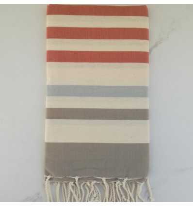 Fouta 4 couleurs