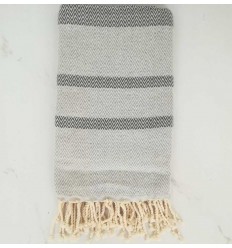 Chevron gris et gris moyen 