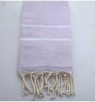 Fouta Chevron parme