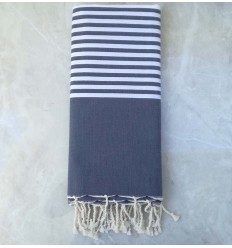 Jeté bleu gris 1.5m*2.5m 