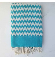 Fouta zigzag canard 