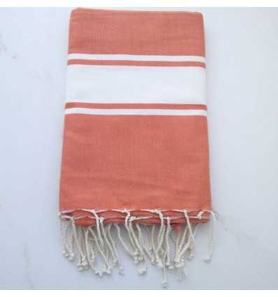 Fouta Plate rouge bismarck