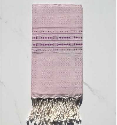 Fouta thalasso glycine et mauve