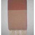 Rouille rayée beige 