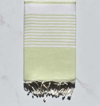 Fouta arthur vert pastel clair