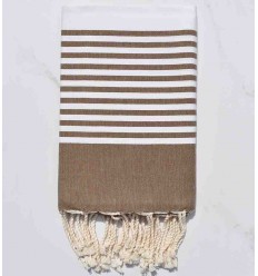 Fouta arthur bistre 