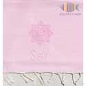Fouta personnalisée motifs mariage 