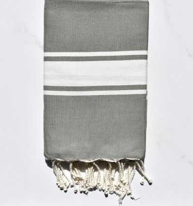 Fouta Plate vert militaire