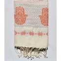 Fouta khomsa orange 