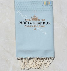 Fouta personnalisée Moët & Chandon Champagne 